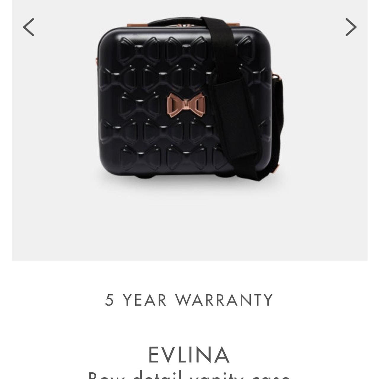 Evlina bow outlet detail vanity case