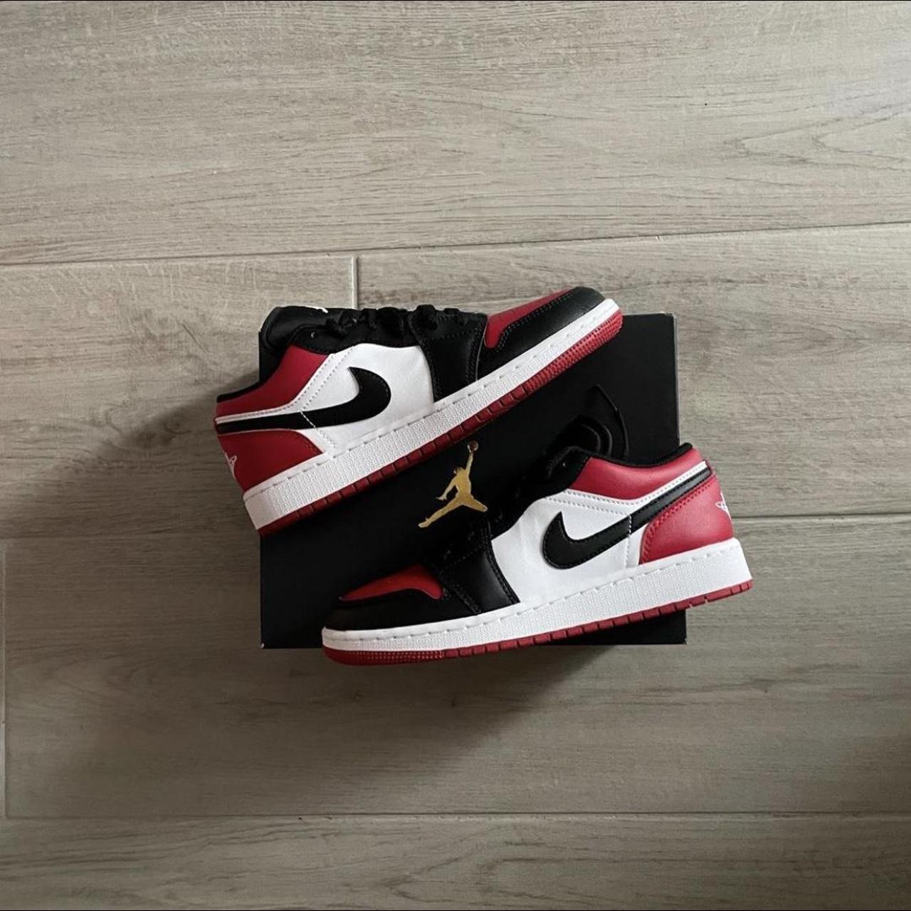 Jordan 1 low “Bred Toe” gs Prezzo: 160€ #jordan #1... - Depop