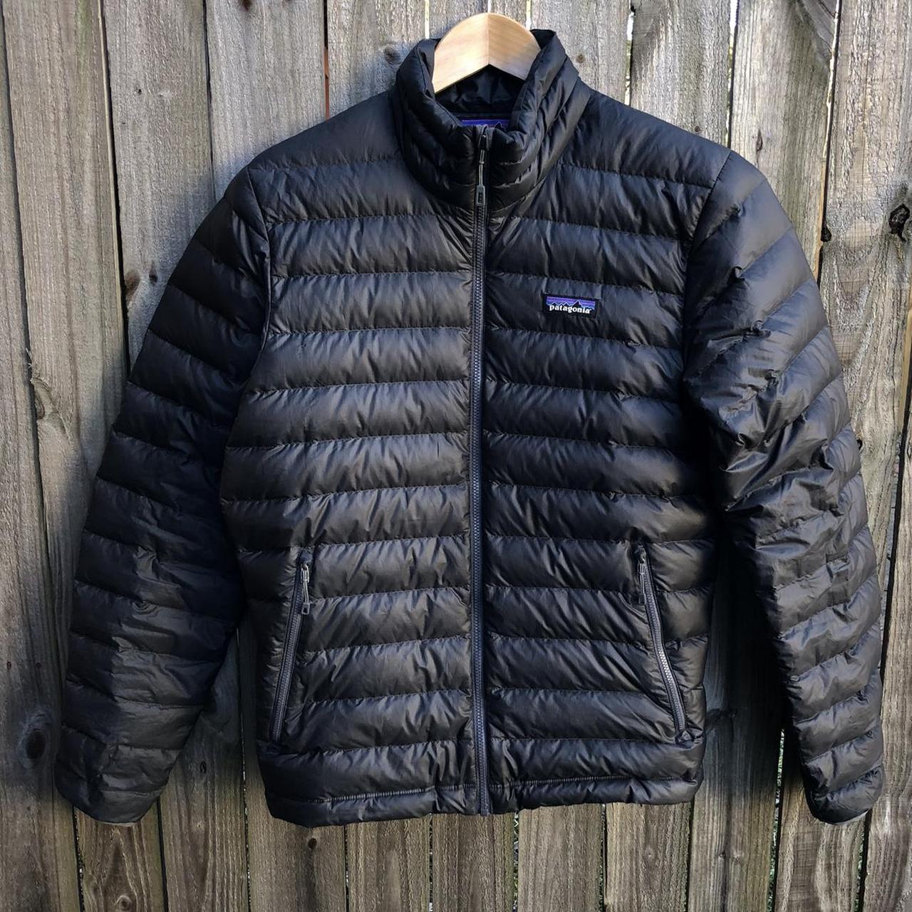 patagonia black puffer jacket mens