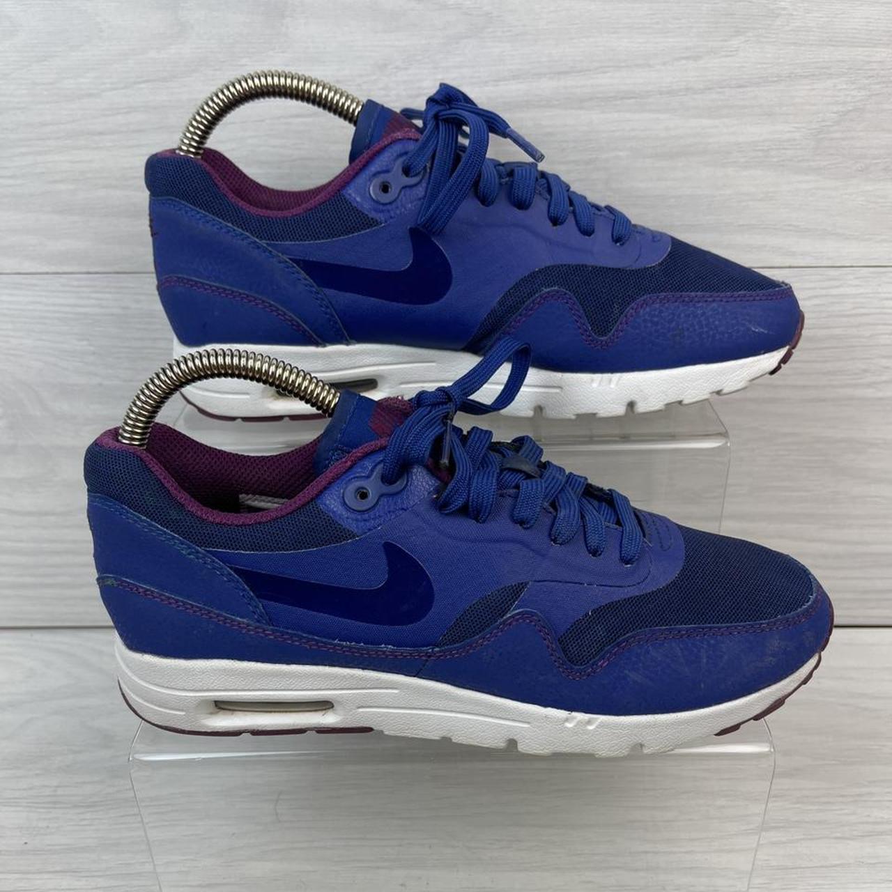 Nike Air Max 1 Ultra Blue White Womens Girls Kids UK... - Depop