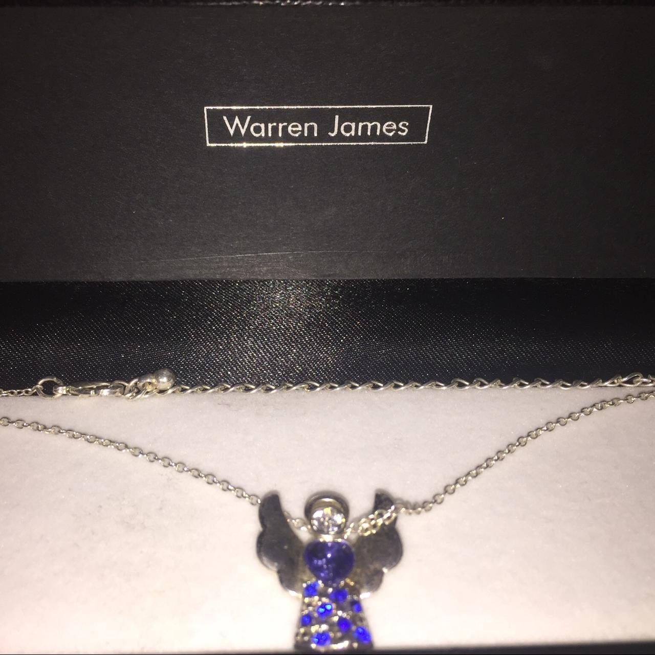 angel necklace warren james