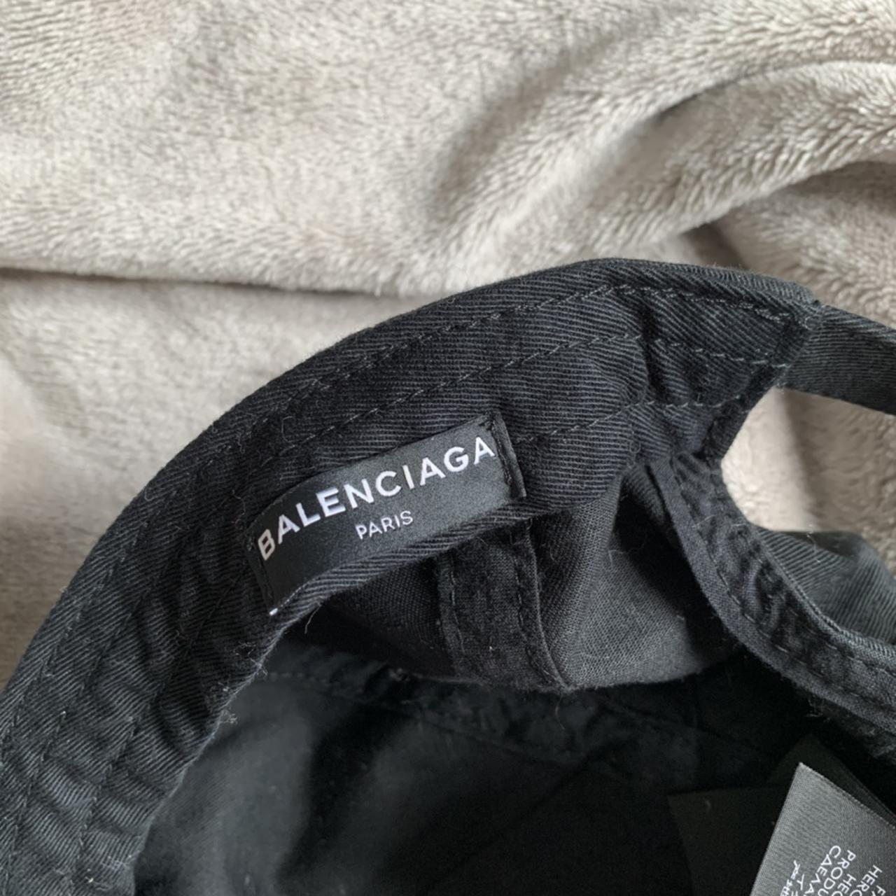 Grey Baseball cap Balenciaga  logo tag bucket hat Blu  IetpShops Australia