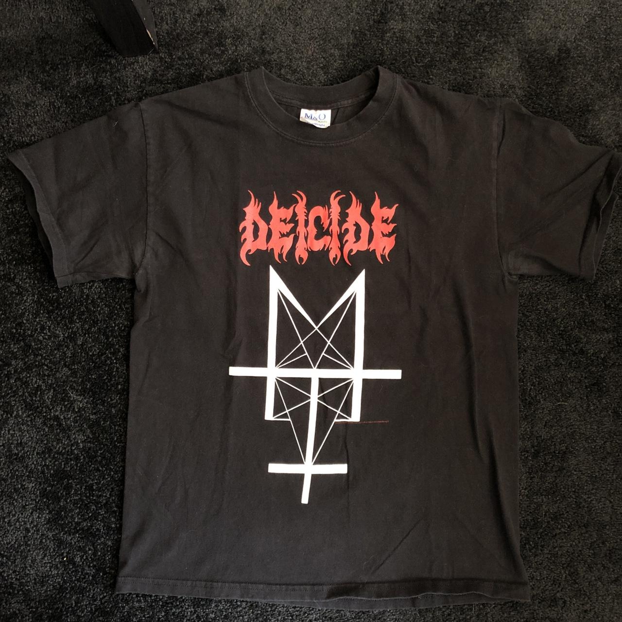 2003 Deicide shirt - Blue Grape print on front with... - Depop