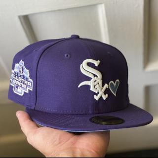 Purple Dodgers 7 3/4 fitted hat from lids. Never - Depop