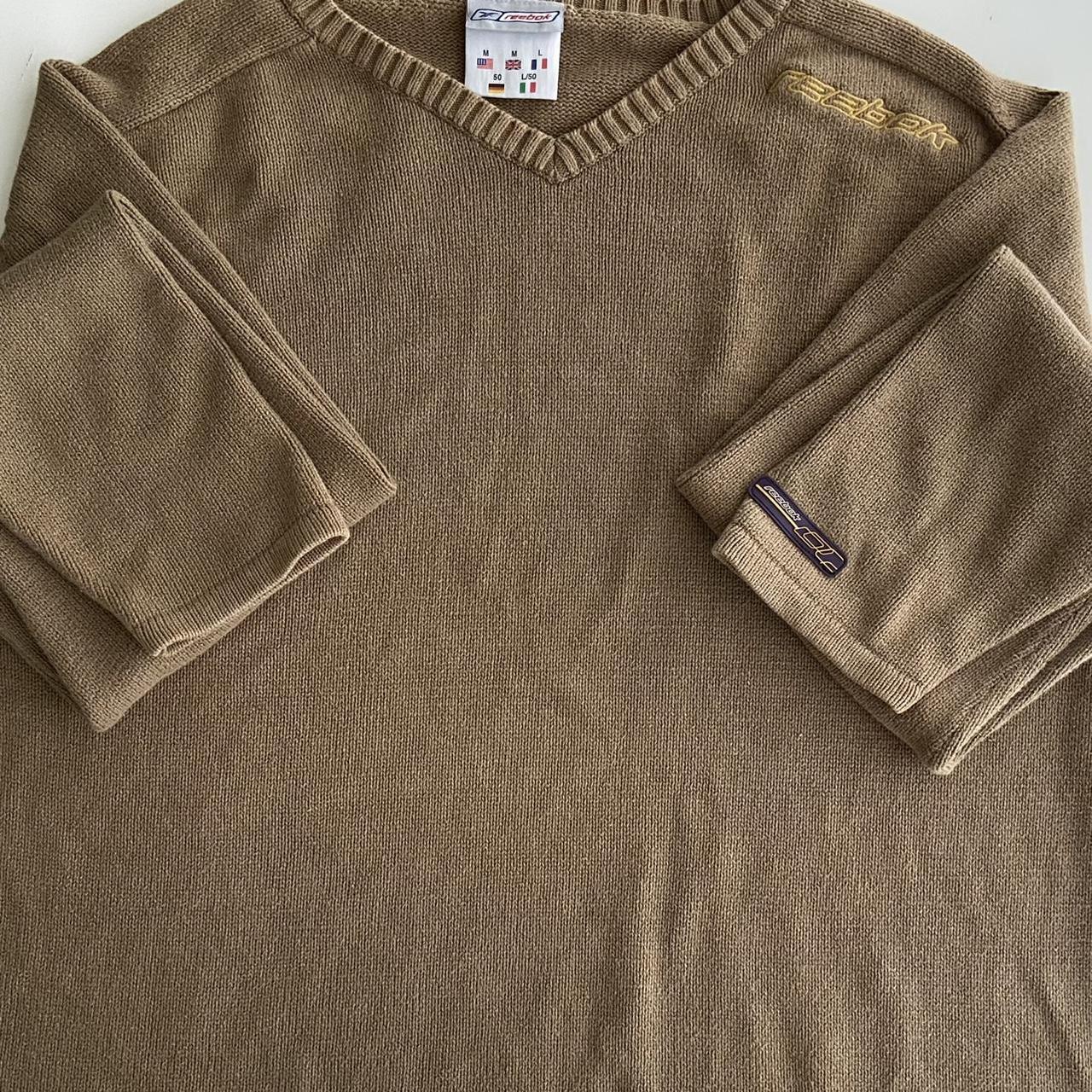 Light brown Reebok jumper. Barley used, no stains or... - Depop