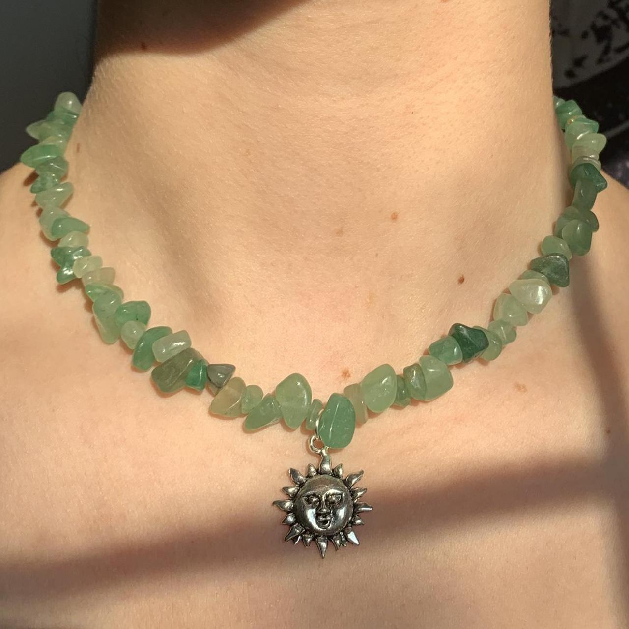 Women's Green and Silver Jewellery