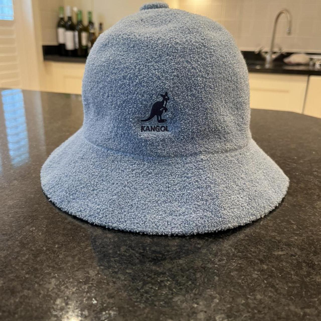 Kangol bucket hat , baby blue, size M , worn a... Depop