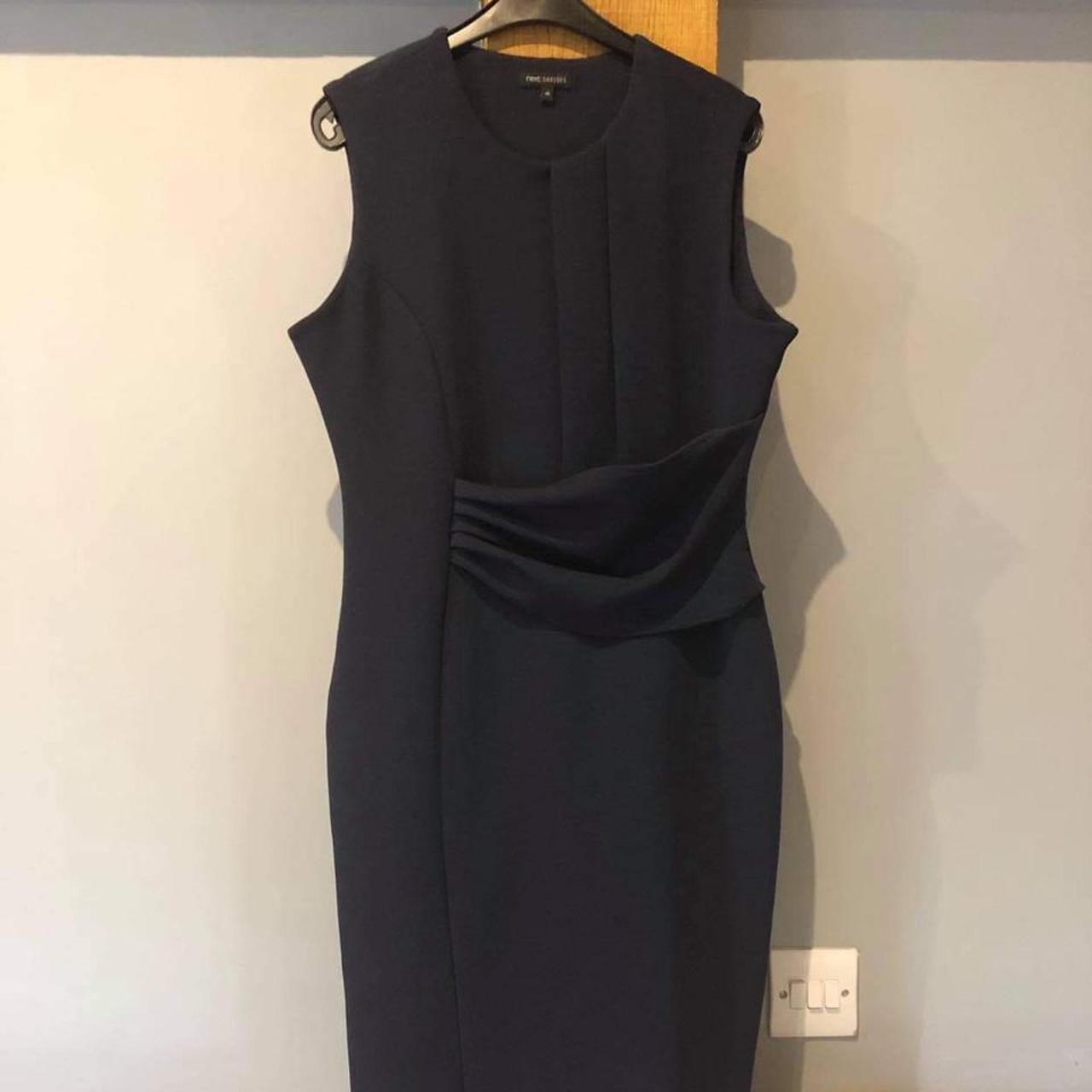 smart navy dress