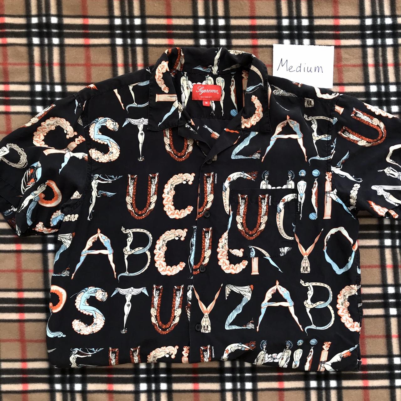 国産好評 Supreme - Supreme Alphabet Silk Shirt アルファベット ...