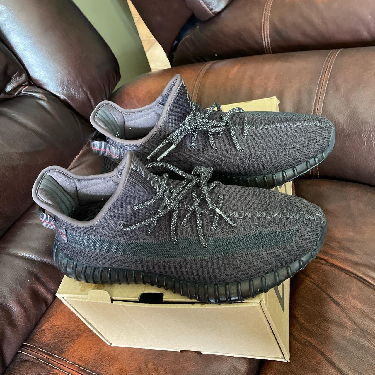 Yeezy Men's Black Trainers | Depop