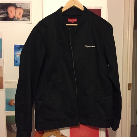 supreme white castle jacket