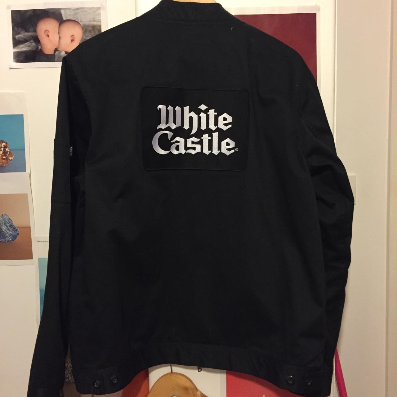 Supreme White Castle jacket, size L, oversized fit,...