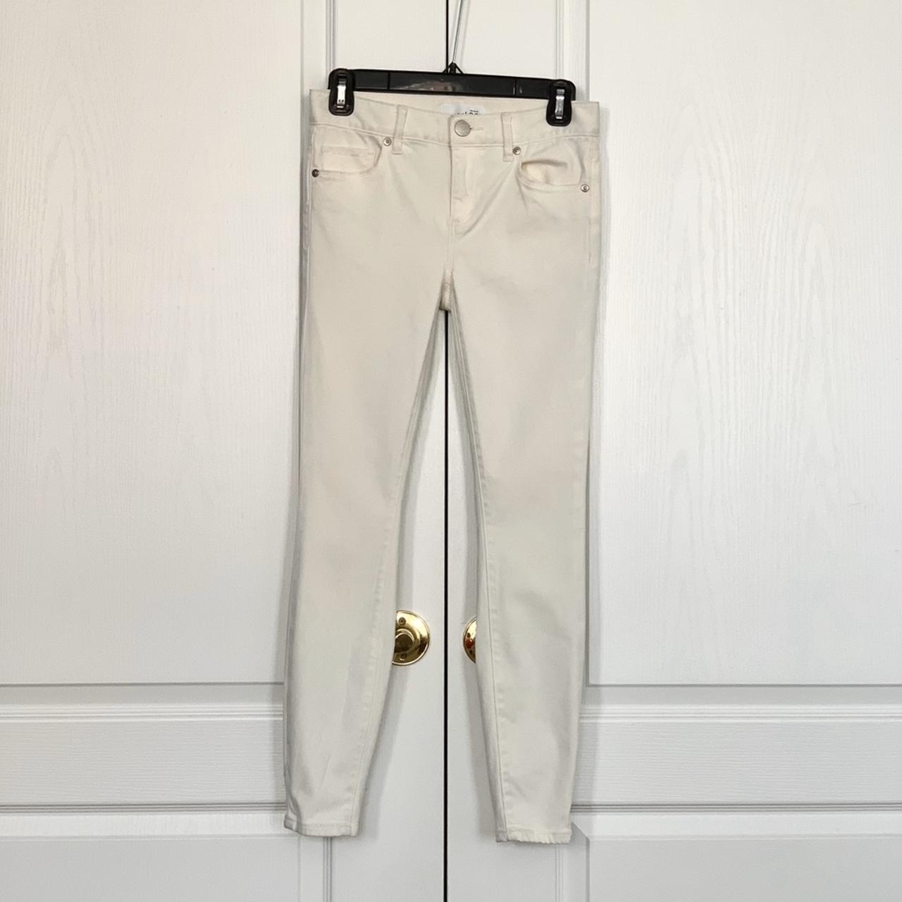 LIGHT CREAM WHITE JEGGINGS CONDITION 9/10... Depop