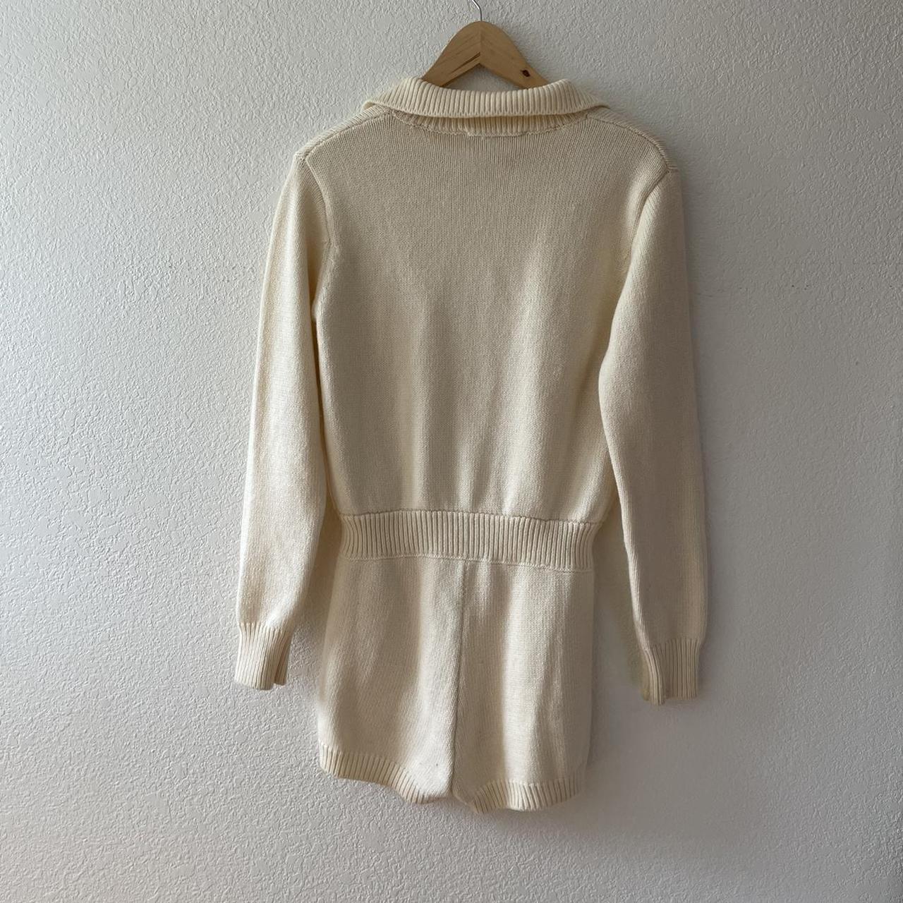 239 Zara knit jumpsuit only worn once small stain Depop