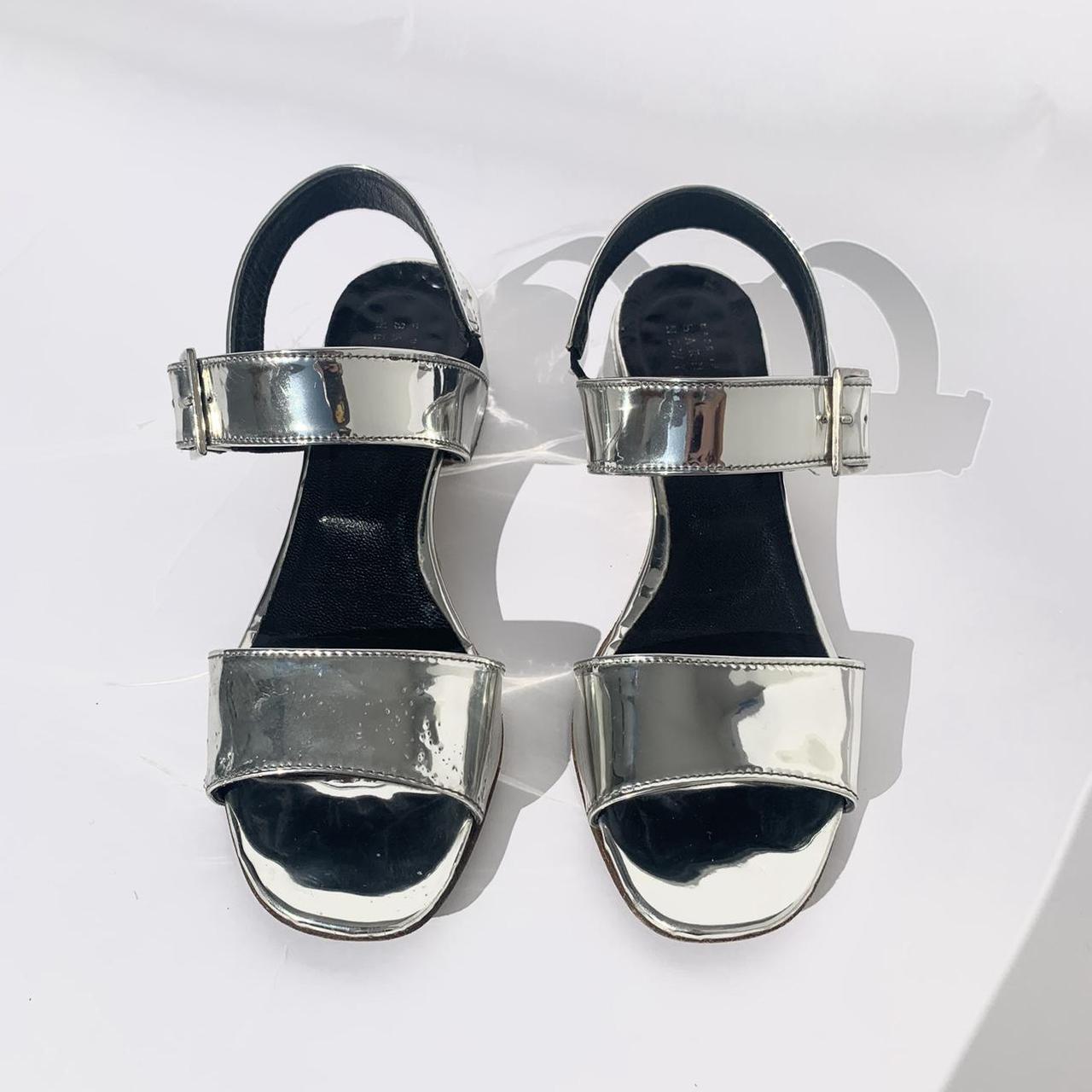 Barney's Women's Silver Sandals (2)