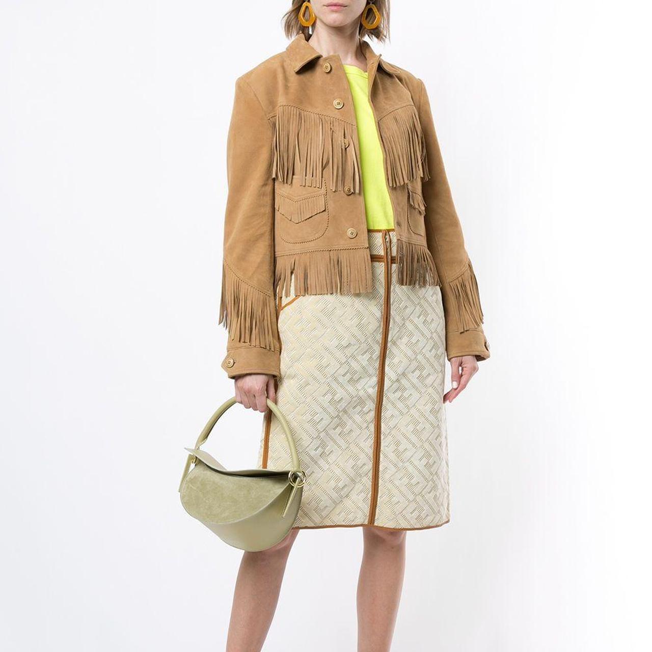 Fendi hotsell fringe jacket