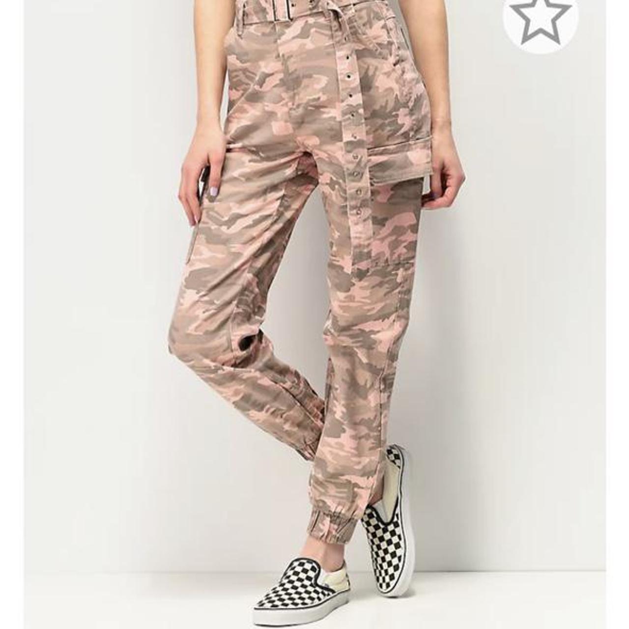 HEYounGIRL Pink Camouflage Pants Womens Camo Cargo Sweat Pants High Waist  Elastic Trousers Casual Baggy Joggers Print Pockets LJ200820 From Luo00,  $17.11 | DHgate.Com