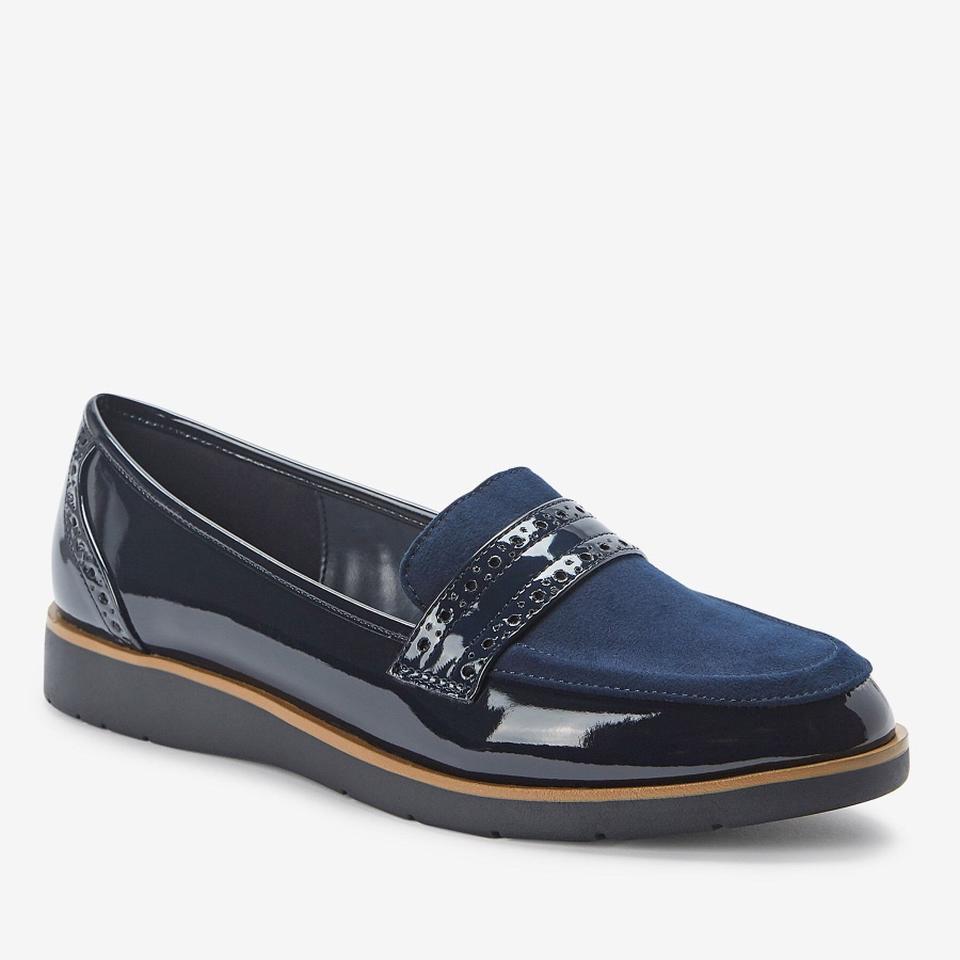 Navy deals loafers next