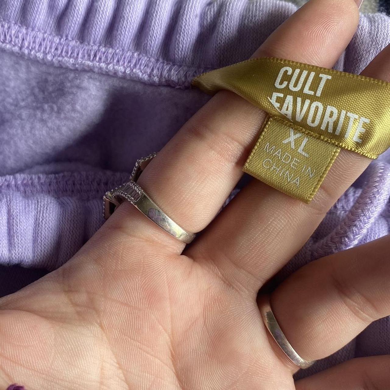 Women's Green and Purple Shorts Depop