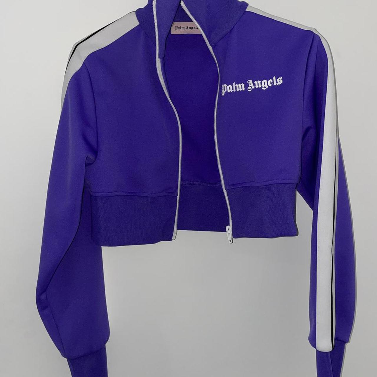 Palm angels cropped track on sale jacket