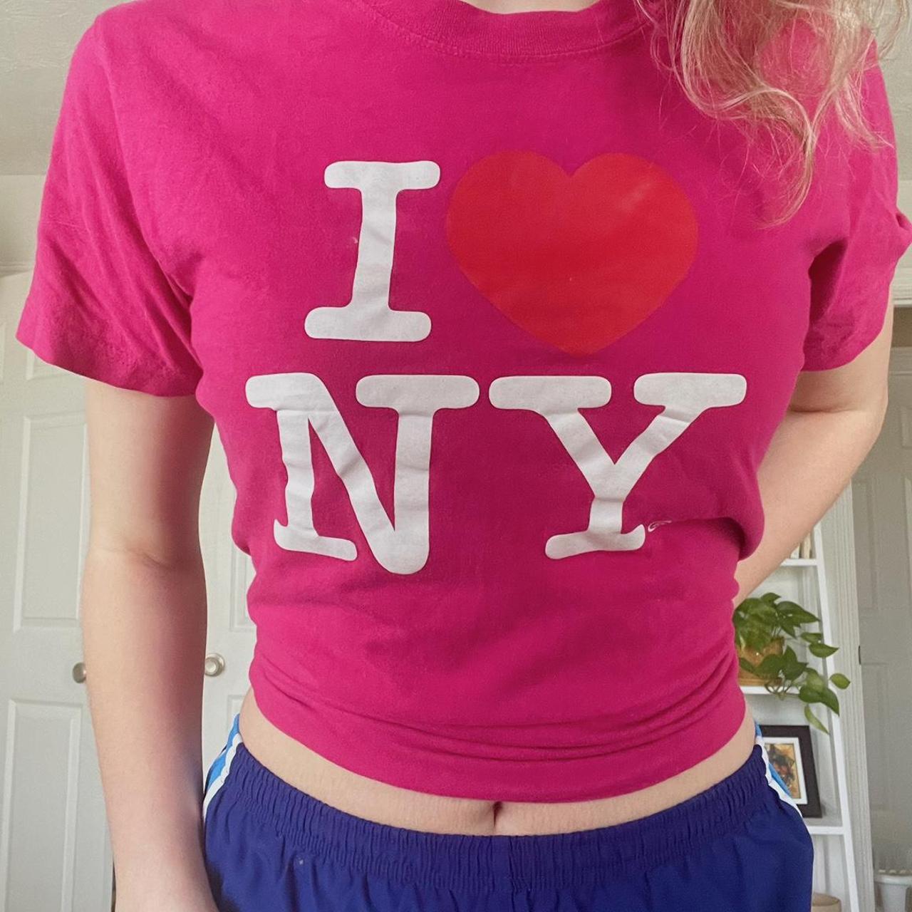 New York Yankees logo BABY TEE This crop top - Depop