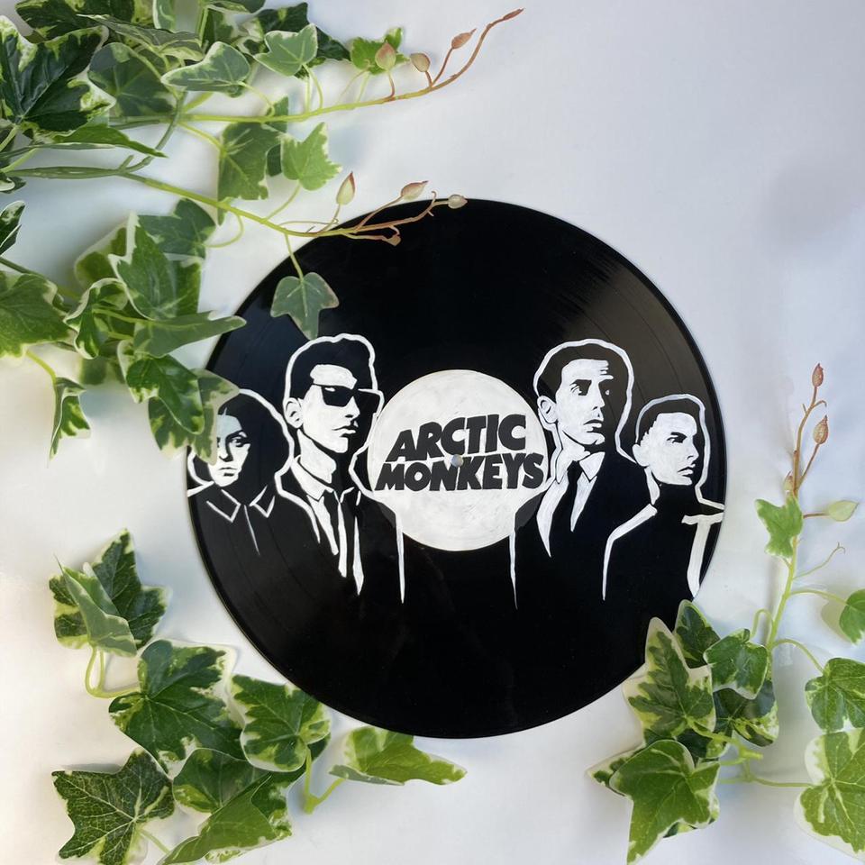 Vinyl Clock Arctic Monkeys Vinyl Clock Handmade Art Decor Original Gift  2925 