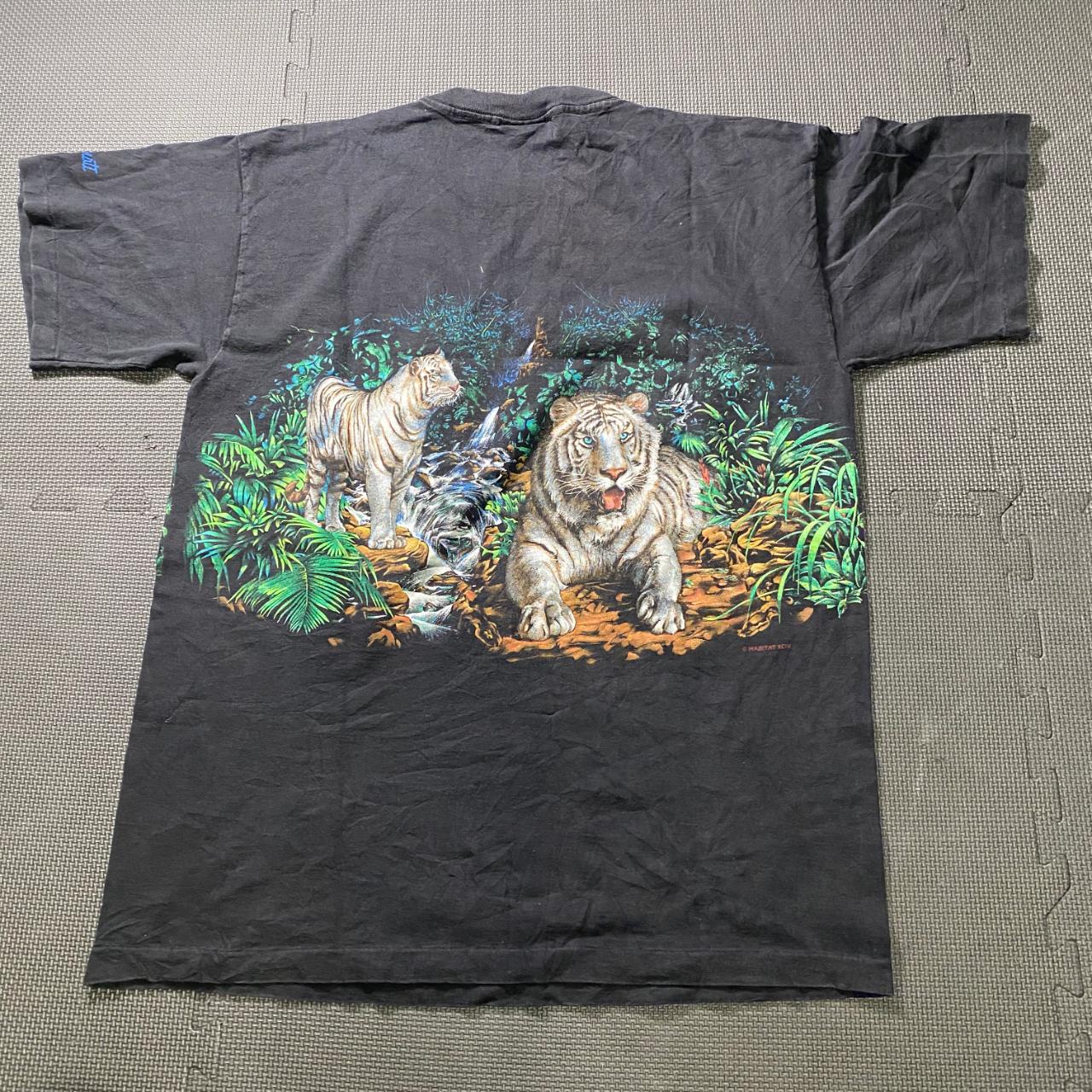 Vintage Tiger Graphic Tee in White