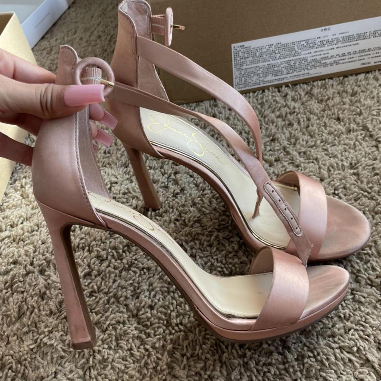 Jessica simpson 2025 rose gold heels