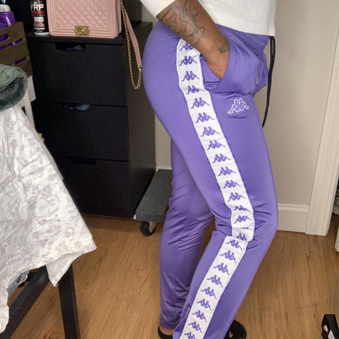 These kappa sweat pants. are silky - Depop