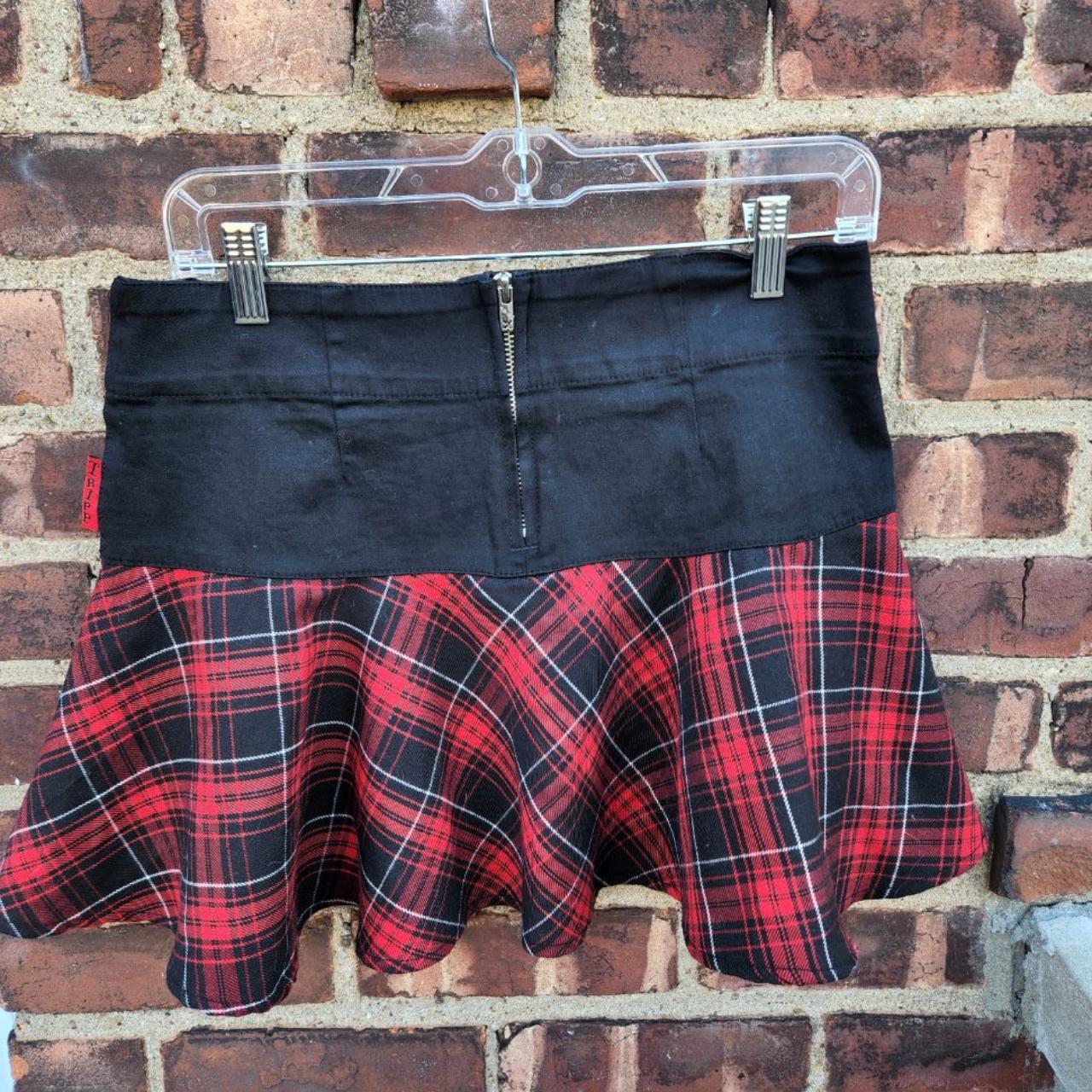 Rare vintage y2k plaid Tripp NYC skirt. The perfect... - Depop