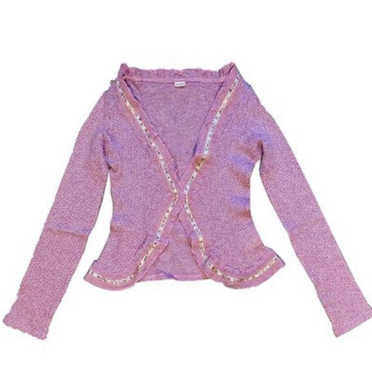 Women's Pink Cardigan Depop