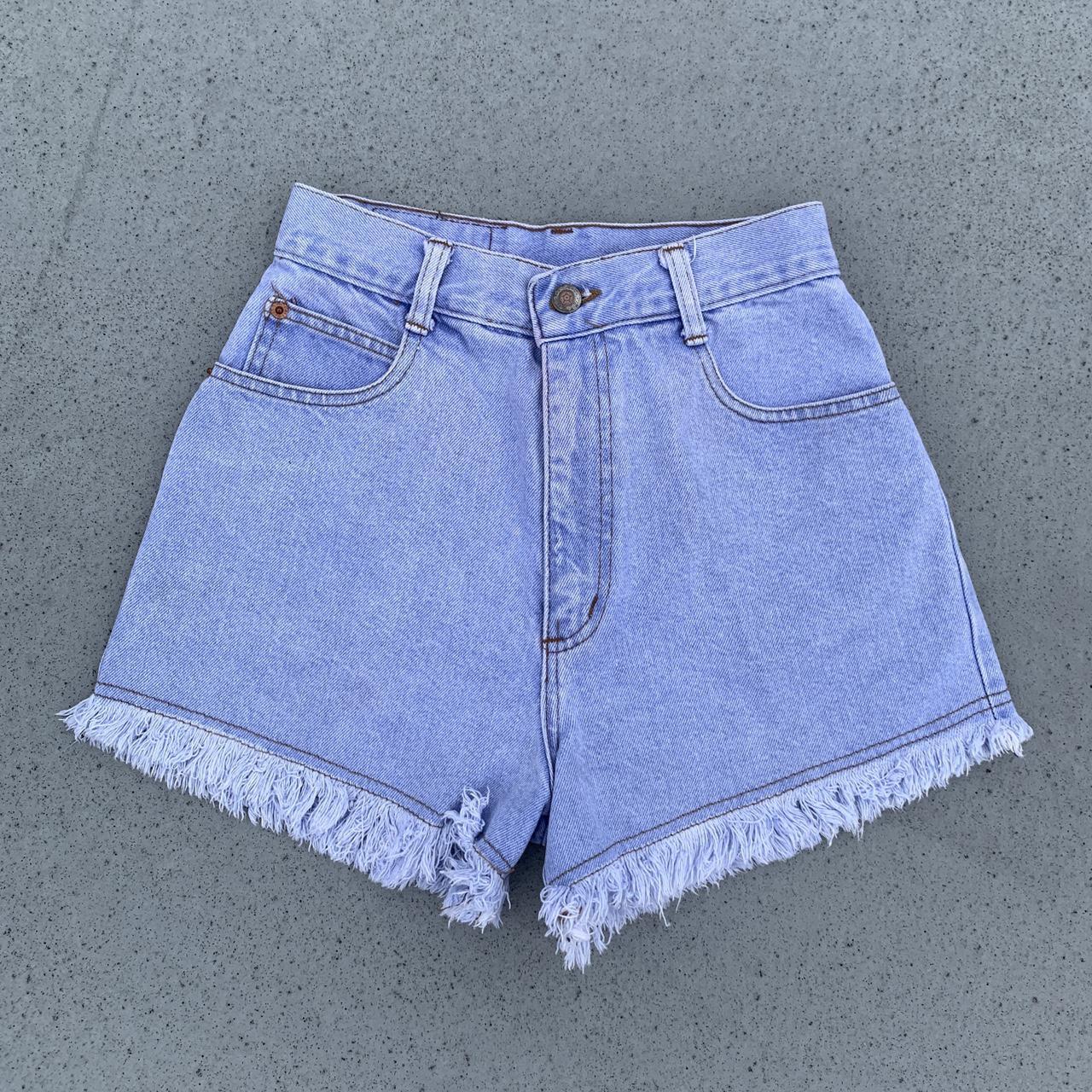 STEEL Jeans Women's Blue Shorts | Depop