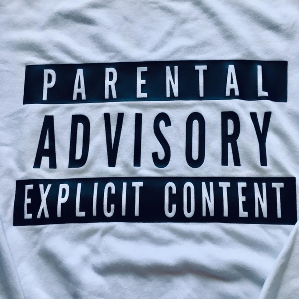 Parental advisory felpa on sale