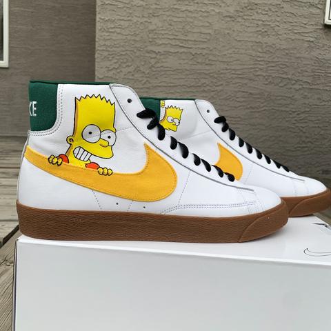 Bart simpson clearance custom shoes