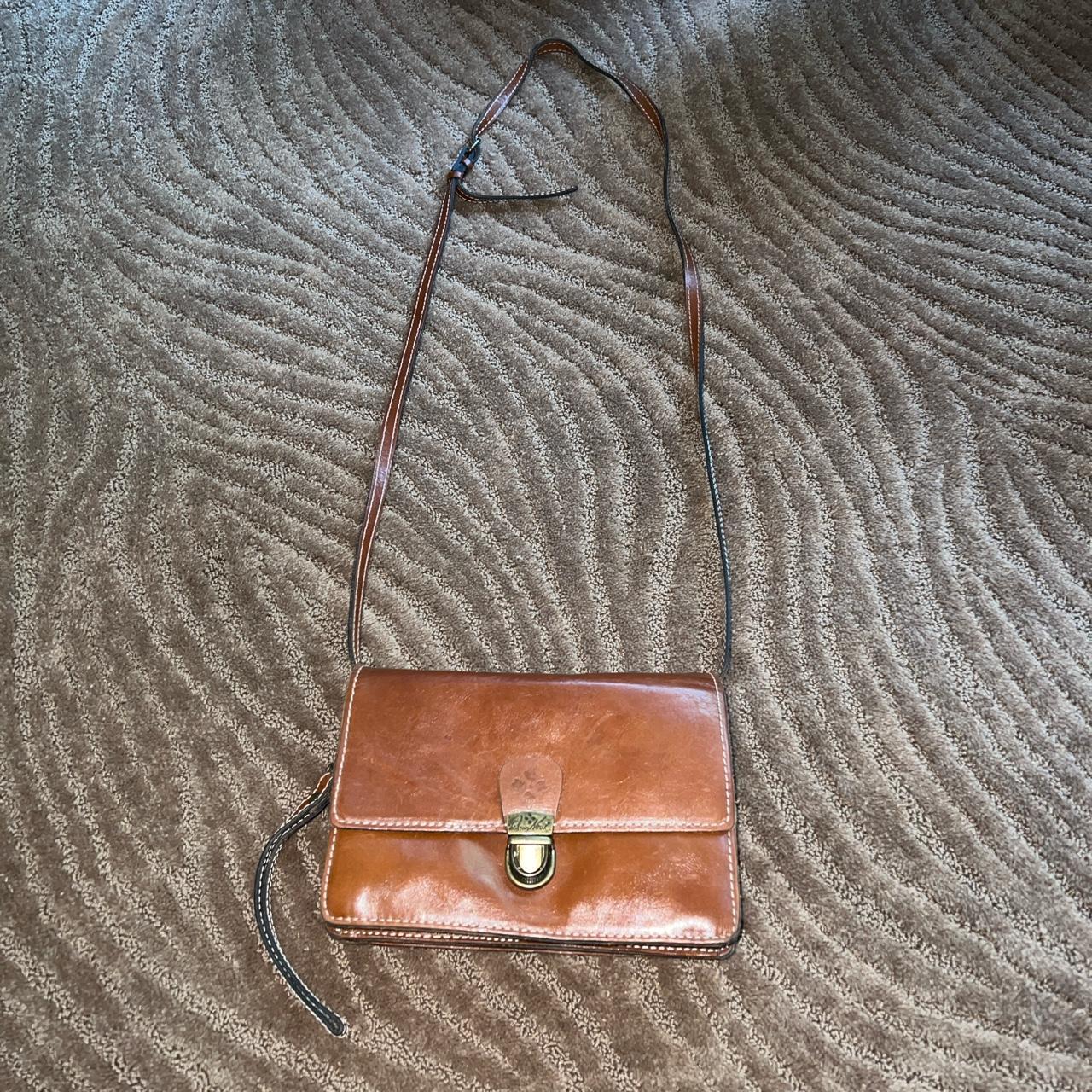 authentic Patricia Nash crossbody bag real leather... - Depop