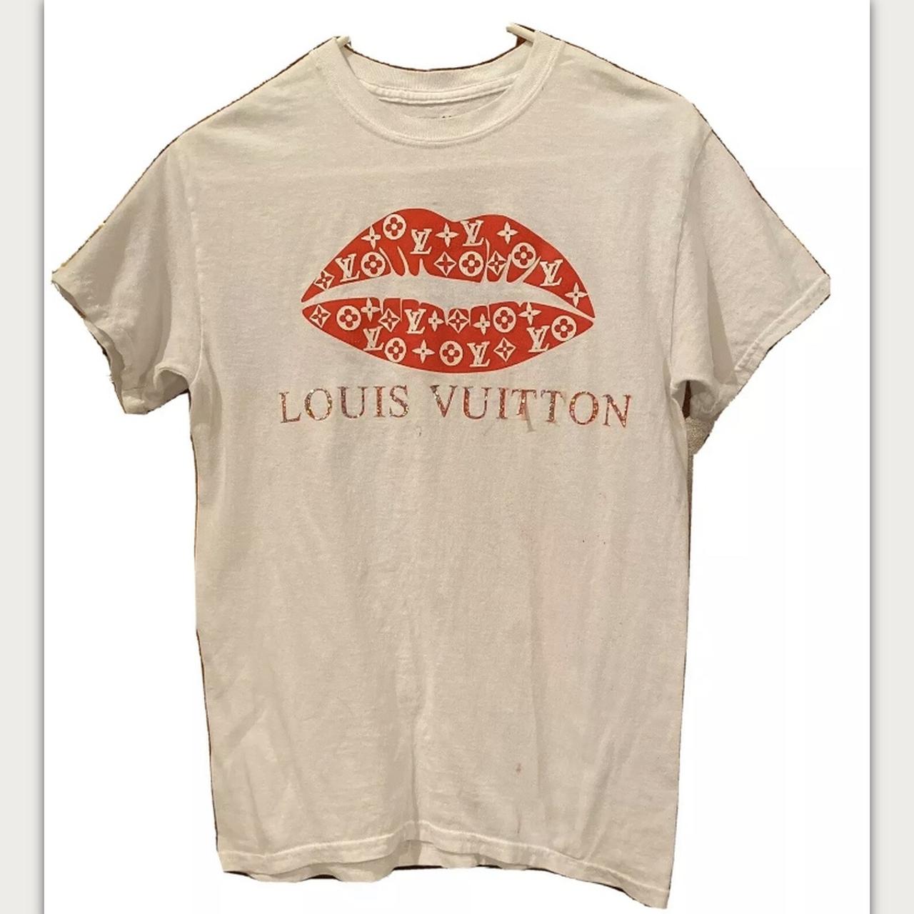 Cheap Louis Vuitton Lips T Shirt, Louis Vuitton Logo T Shirt, Lv
