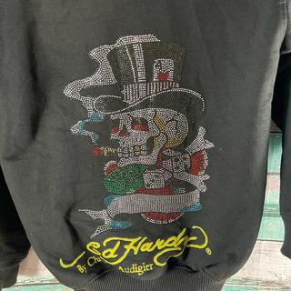 Ed Hardy by Christian Audigier hoodie. Rhinestone Depop