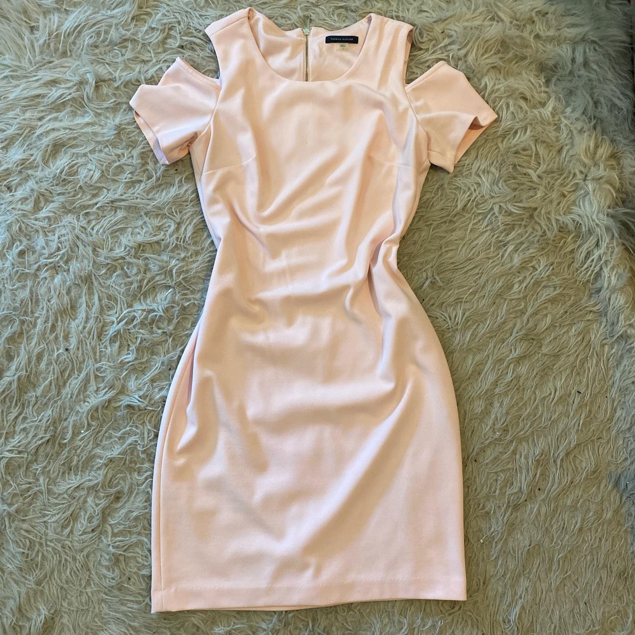 Tommy hilfiger cold shoulder on sale dress