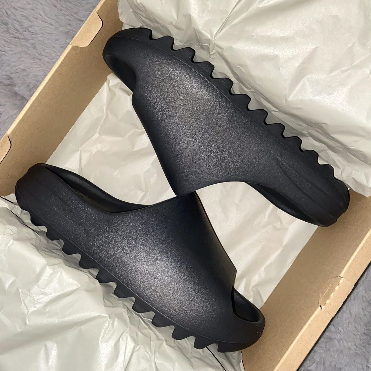 Adidas Yeezy Slide Onyx - Black - DEADSTOCK BRAND... | Depop