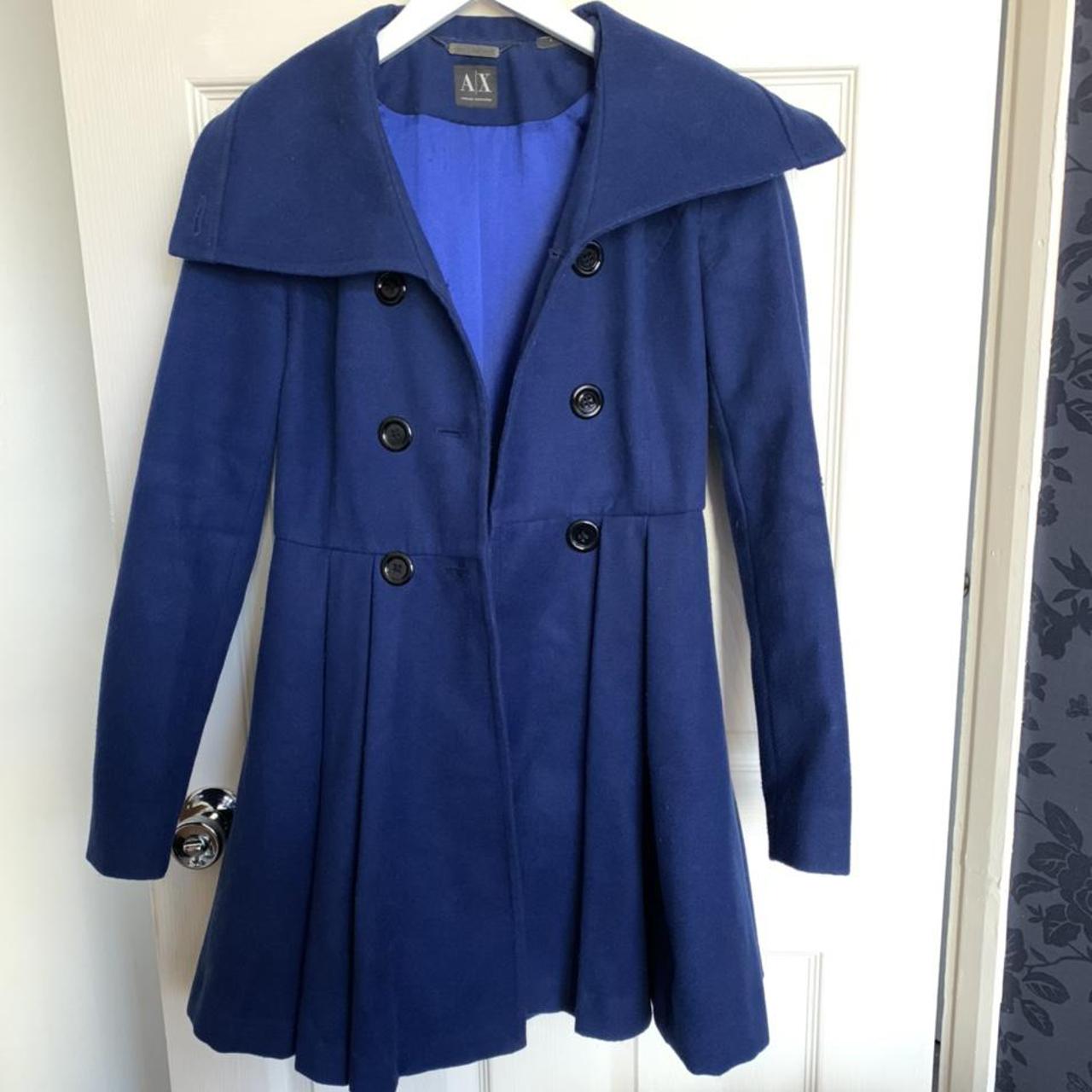 Armani deals blue coat