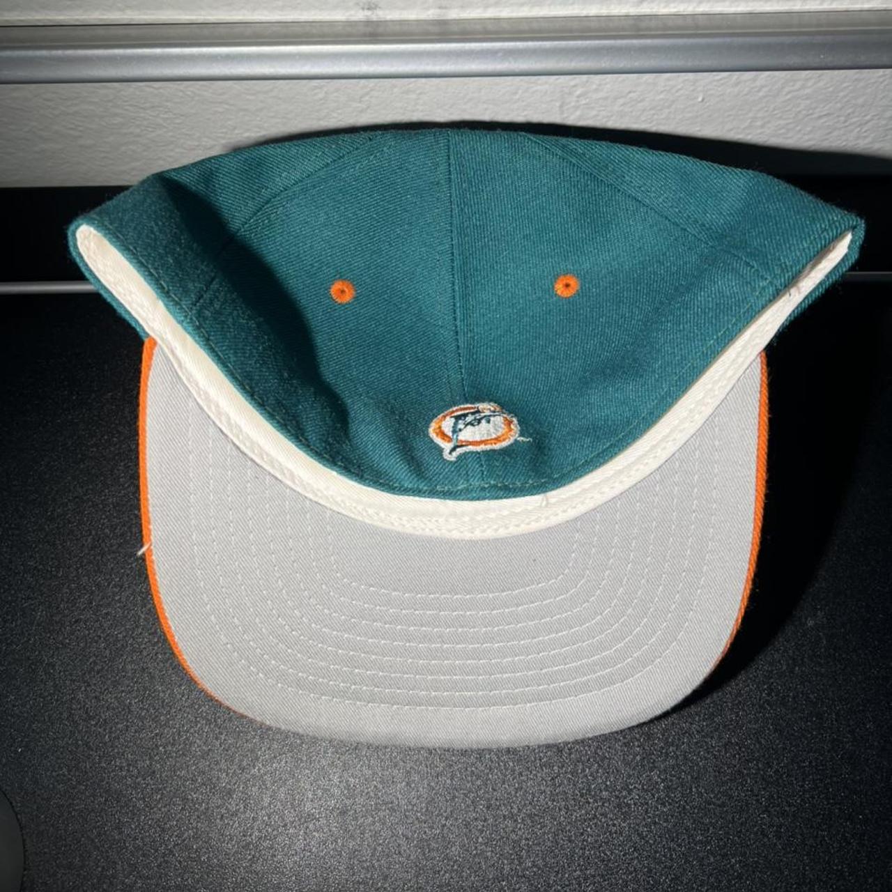 Vintage Reebok Miami Dolphins Fitted Hat Size 7 - Depop