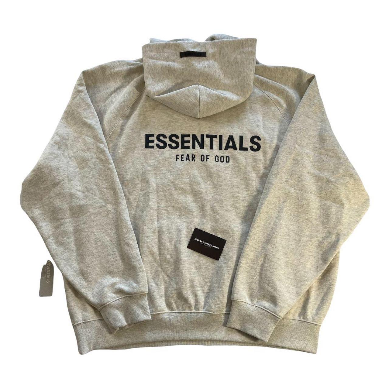 Fear of God Essentials Pullover Hoodie Light Heather Grey Men's