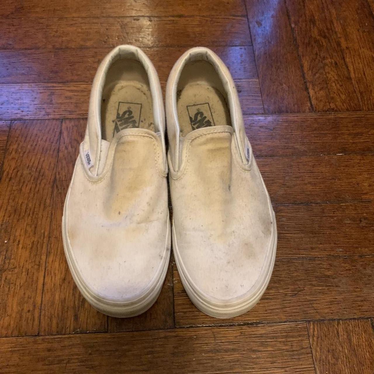 How to clean my 2024 white slip on vans