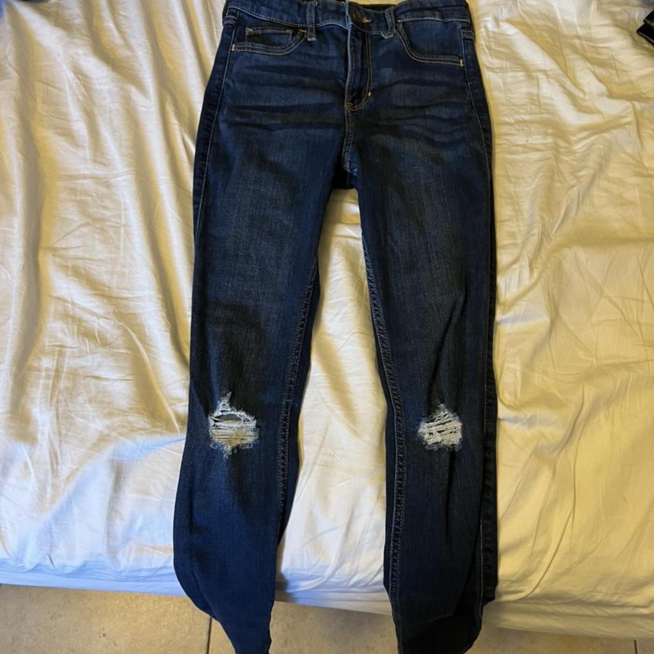 hollister high rise super skinny jeans , in great