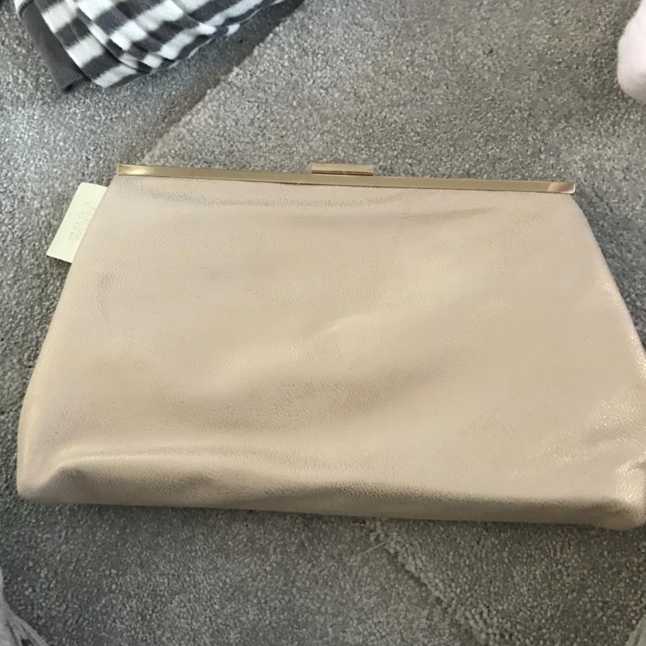 New look large metallic clutch bag. New with tags.... - Depop