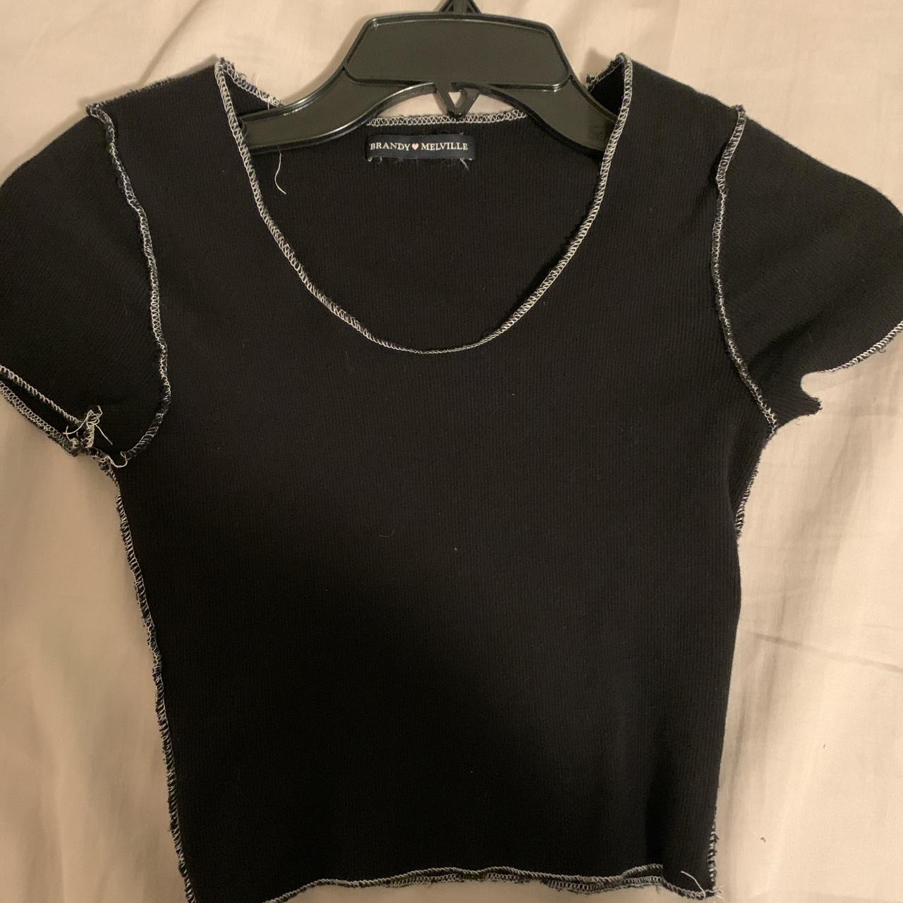 Brandy Melville Basic McKenna Top Gray - $18 New With Tags