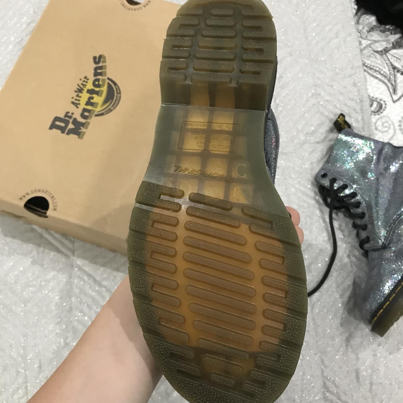 Dr. martens ‘oil spill’ coloured, 8 eyelet boots Depop