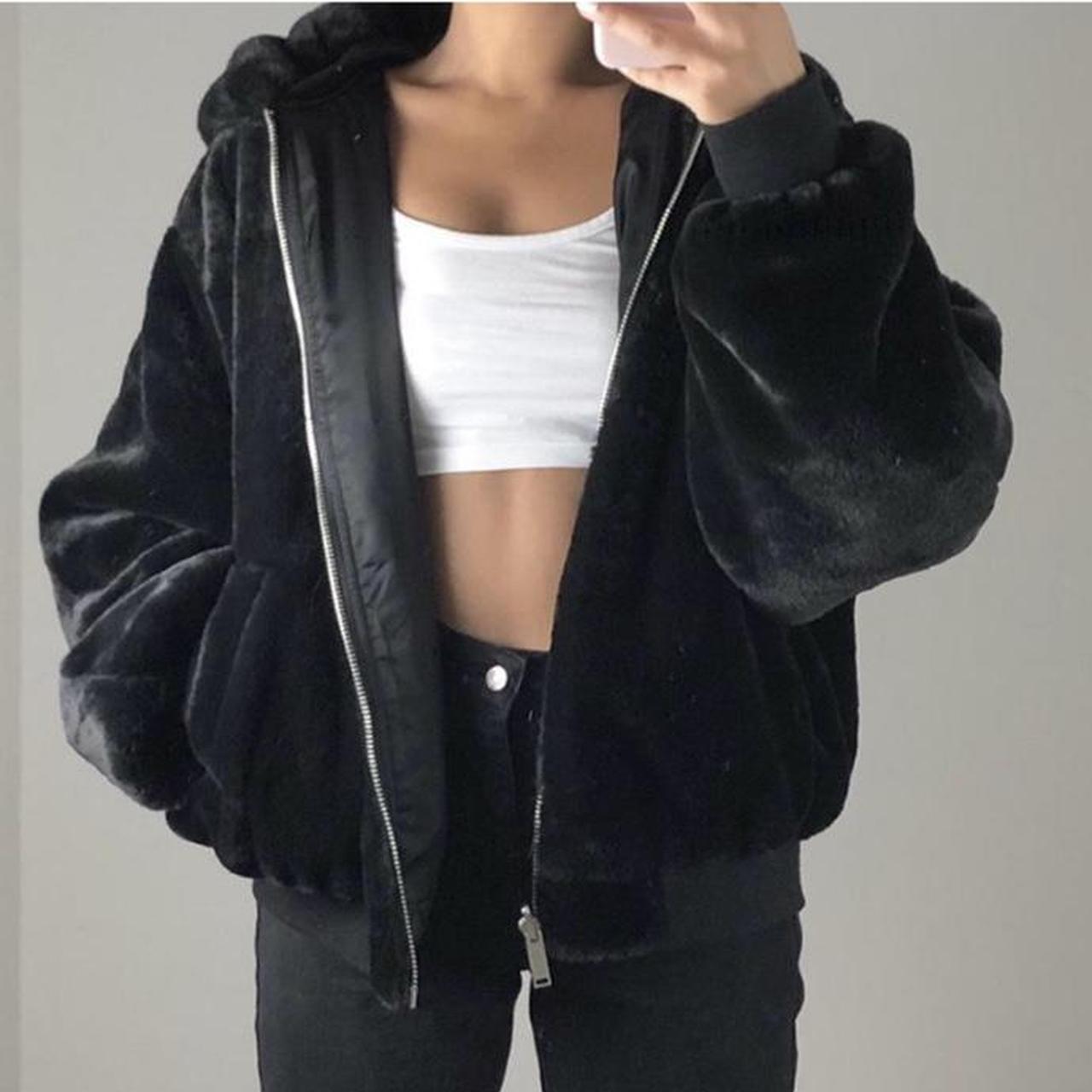 zara reversible fur jacket