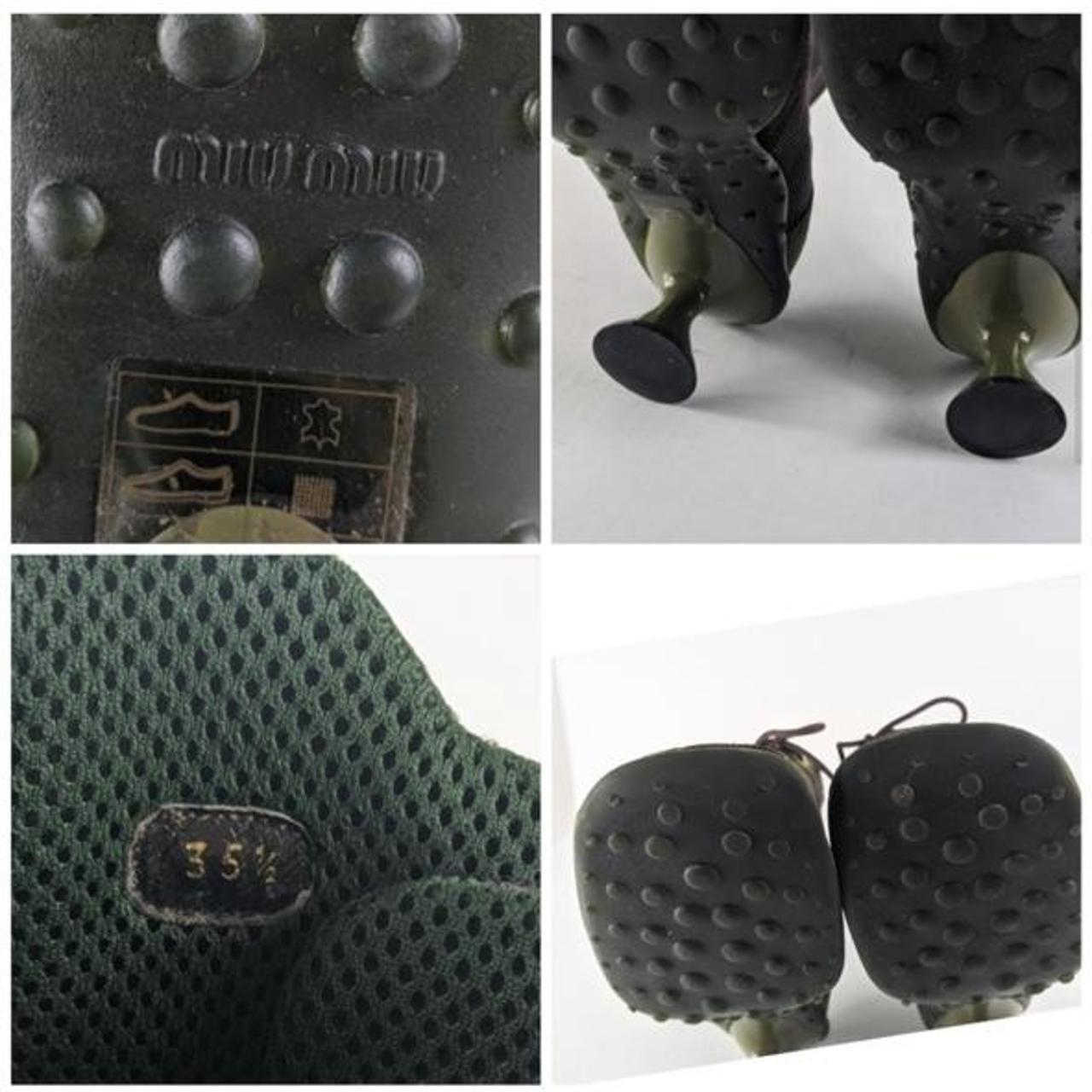 MIU MIU 1999 F/W Light Green Suede Leather Cross - Depop
