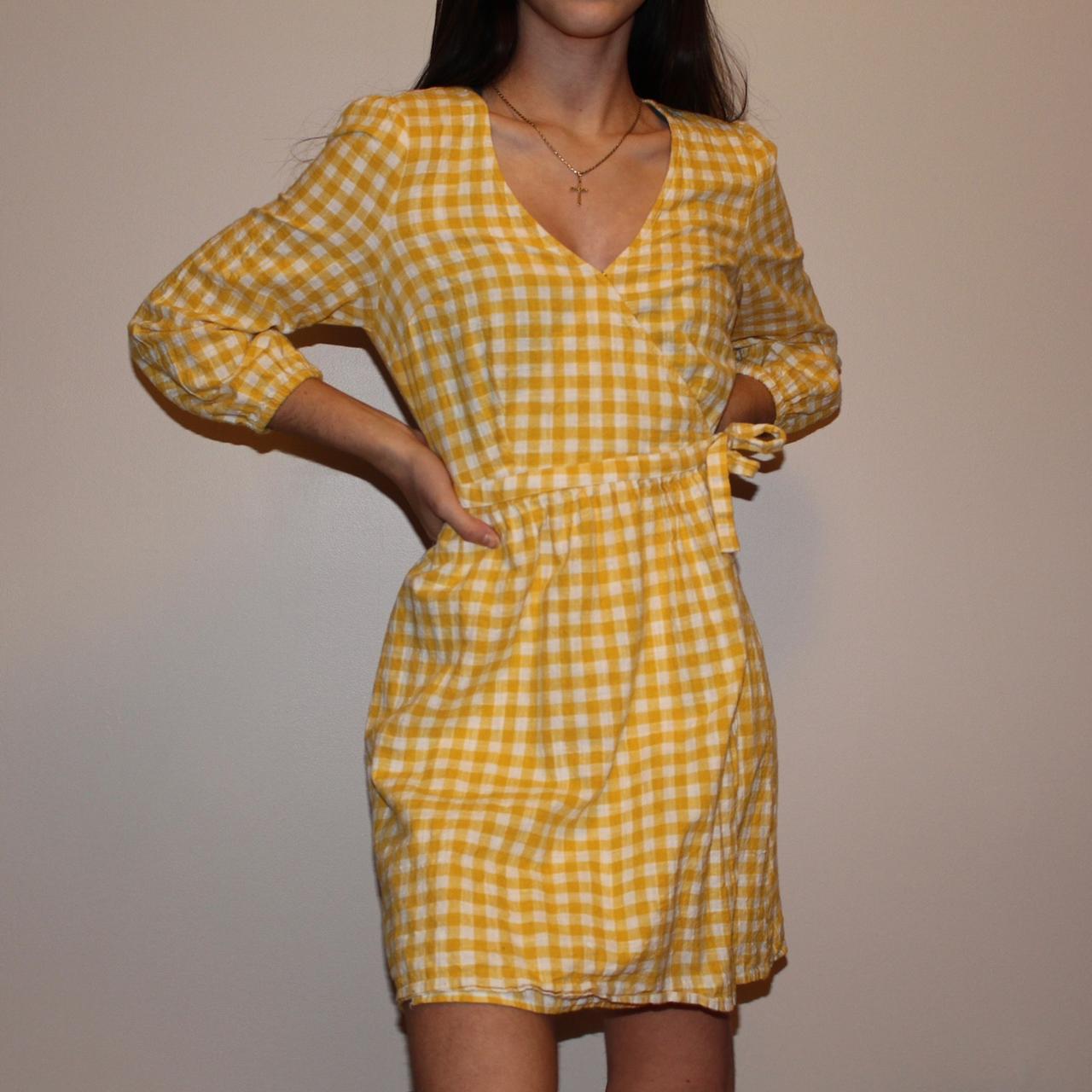 old navy checkered dress